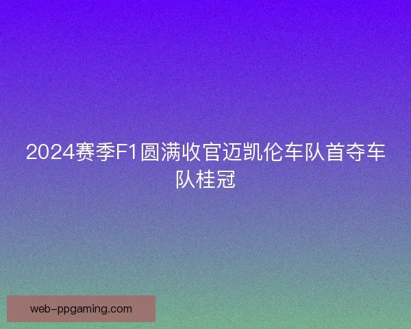 2024赛季F1圆满收官迈凯伦车队首夺车队桂冠
