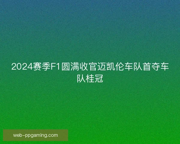 2024赛季F1圆满收官迈凯伦车队首夺车队桂冠